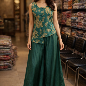 Emerald Green Floral Co-ord Set